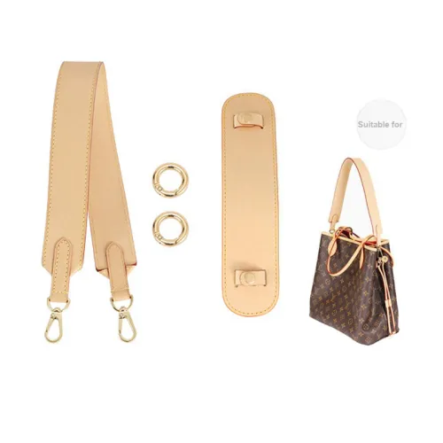 GUYI Bag Accessories Shoulder Pads+Spring Buckle Gold Two+Armhole Wide Shoulder Strap 65cm