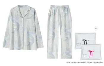 WANANNI Pajama Set Women's Shopping Bag Sky Blue
