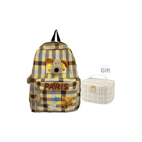 DCLOUD Нейлоновый рюкзак женский желтый