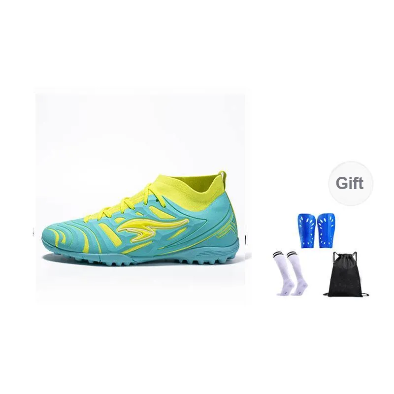 SUNAIS MG Rubber Short Studs TF Rubber Broken Studs Artificial Ground, Natural Ground Breathable Soccer Shoes Unisex-85