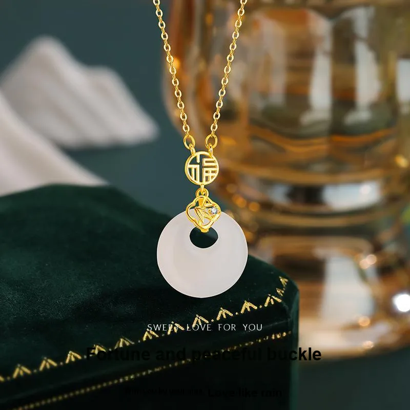 JUICY GRAPE Agate Jade Necklaces Women's-1