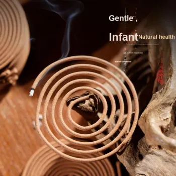 Puyun Natural Mugwort Mosquito Repellent Incense, Mosquito Repellent And Cooling Fragrance 8 Hours, 20 Plates