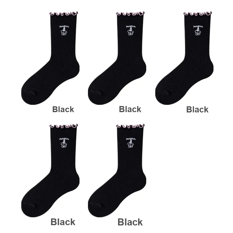 H YXIANG Mid Calf Socks Women's Combo Set-35