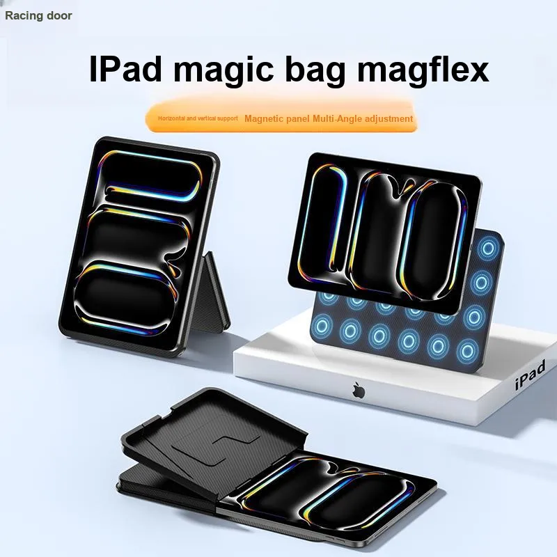 JINGSHAN Fully Enclosed Magnetic Multi Combination Display Compatibility IPAD Air4/5/6 Flat Protective Bag-2