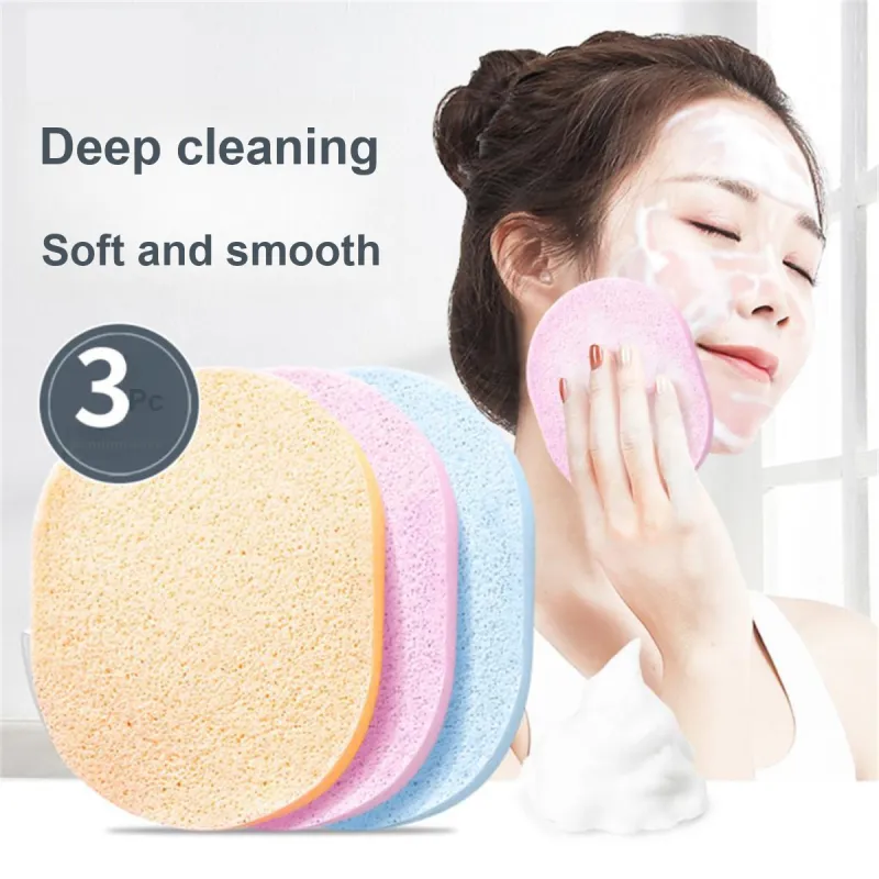 JIANYINGSHU Sponge Cleansing Puff Deep Cleansing Soft Sponge Makeup Removal Face Cleansing Tool Clean The Tools-1