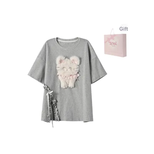 SNBL Серый Женские T-рубашки