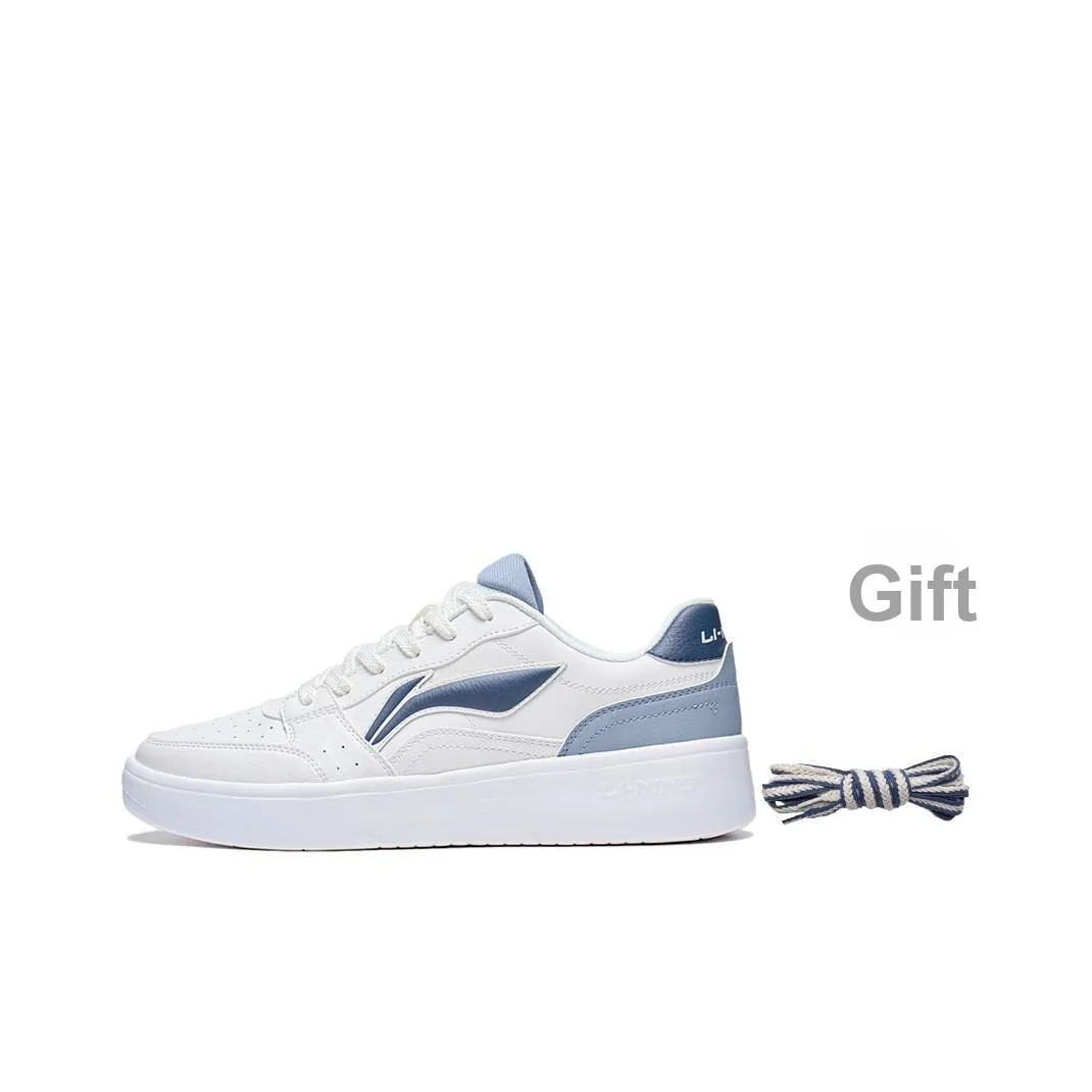 LiNing Acer Truncatum Балансированный Легкий Низкий Топ Скейтборд Кроссовки Мужские Белые