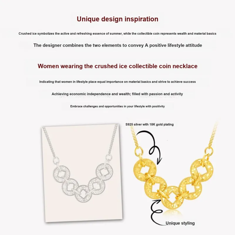 MITHAOL KUSC 925 Sterling Silver Necklaces Women's-3