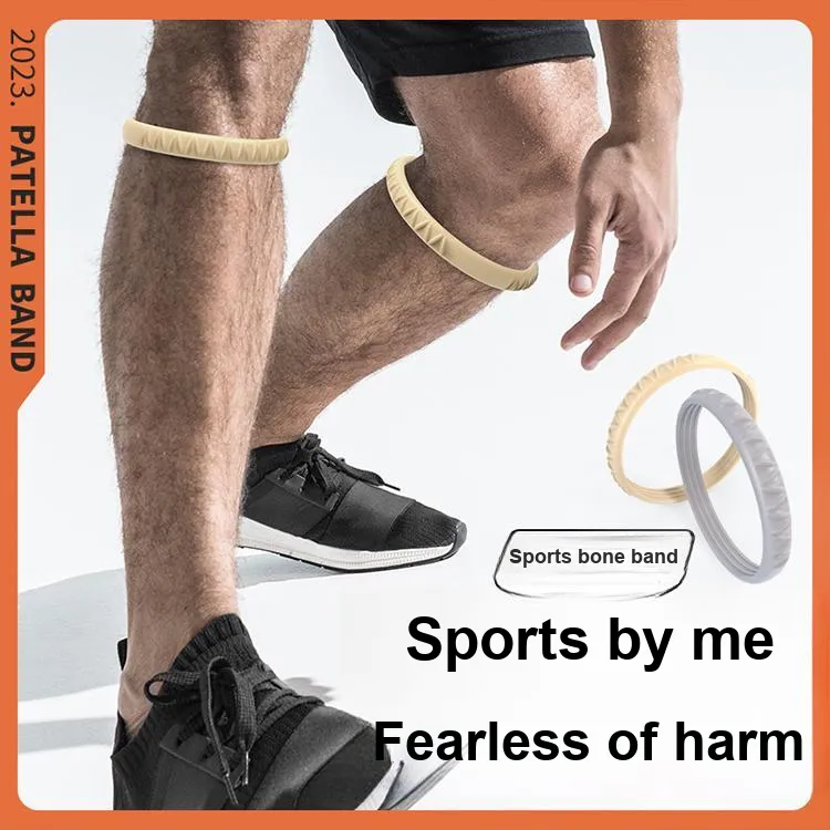 UMA Basketball Patella Bands Sports Knee Protector With Stretch And Fixed Design Silicone Unisex Basic Protective-1