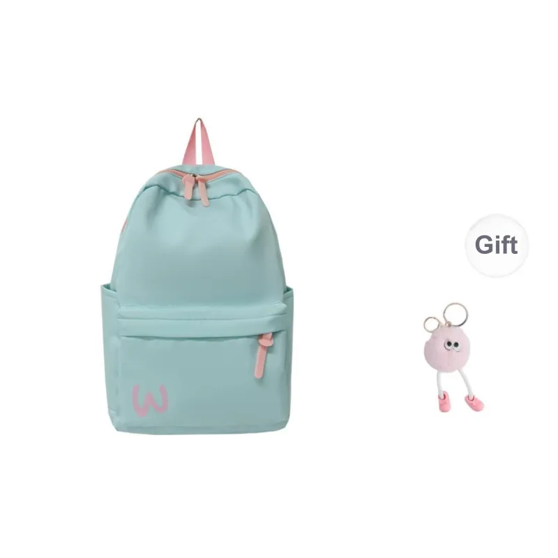 URBAN FOREST Composite Cloth Backpack Unisex Black/Pink/Bright Yellow/Lake Blue-17