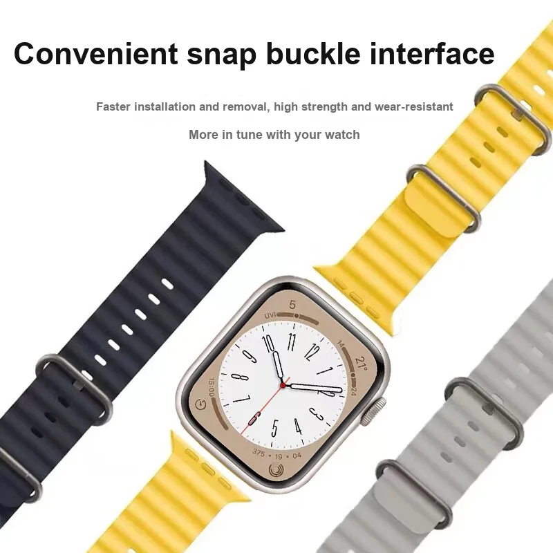 Fly Apple Compatibility Watch Band Silicone Material-8