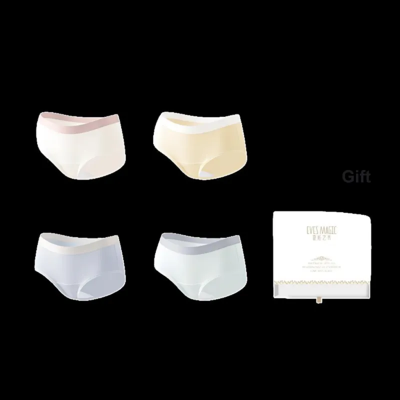 XIA.WA.ZHI.XIU Underpants Women's Shopping Bag 4 Pack-72