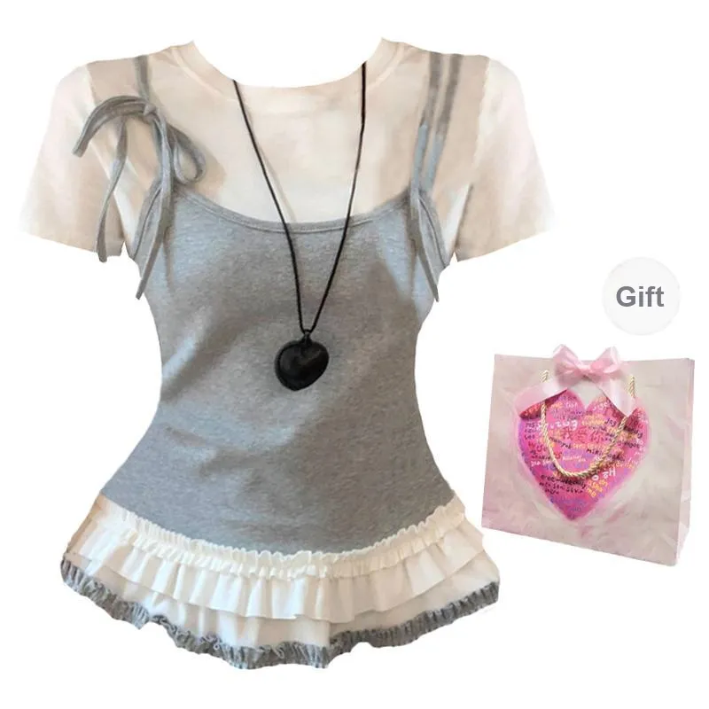 KUNZHUDAXIANG T-Shirts Women's-5