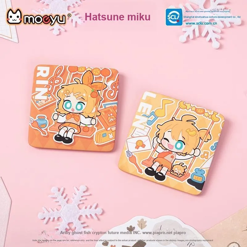 MOEYU Hatsune Miku Tinplate Badge Anime Merchandise Badges-4