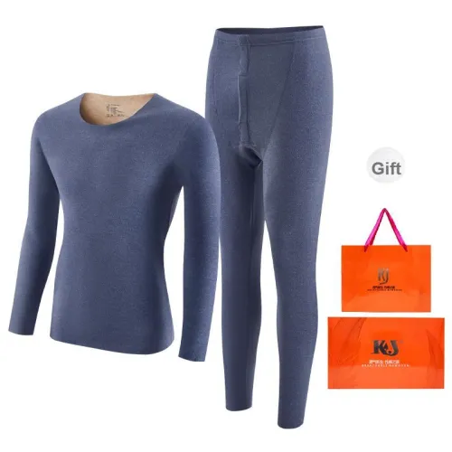 KJ Thermal Set Men's Royal Blue