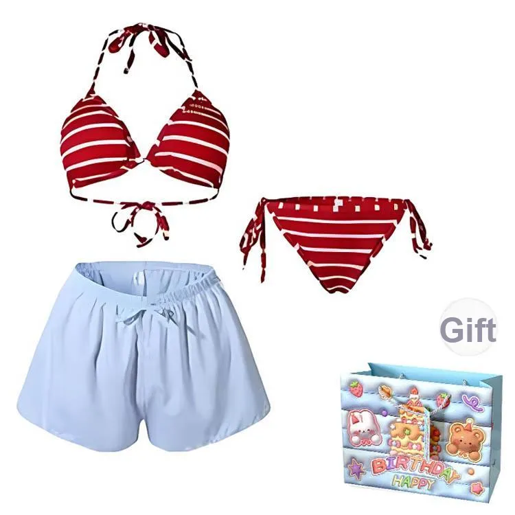 Swimsuit Set Women's Fashion Three Piece Set-4