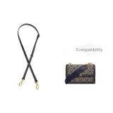 Leather Strap 91-119 (Blue with White Stitching) Slim