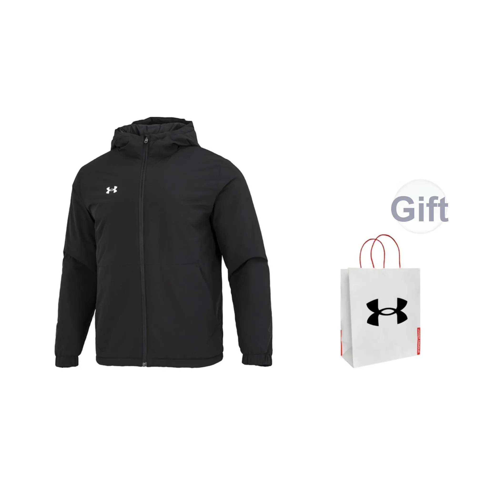 Under Armour Пуховая куртка Мужская Черная Сумка для покупок