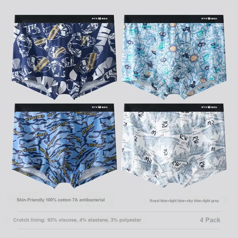 H YXIANG Underpants Men's Combo Set-1