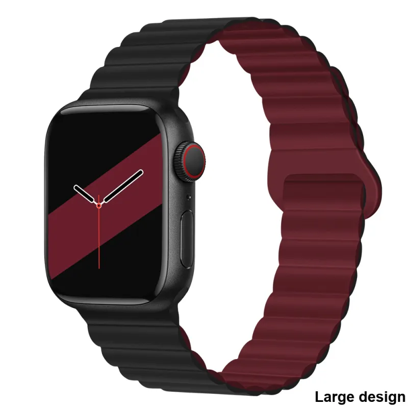 SOUTU Watch Band Apple Compatibility 38/40/41/42/44/45/49mm Silicone Material-18