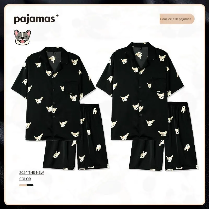 O'MESIK Pajama Set Unisex Black-1