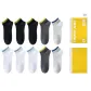 [10 Pack]3 Black+3 White+2 Dark Gray+2 Light Gray