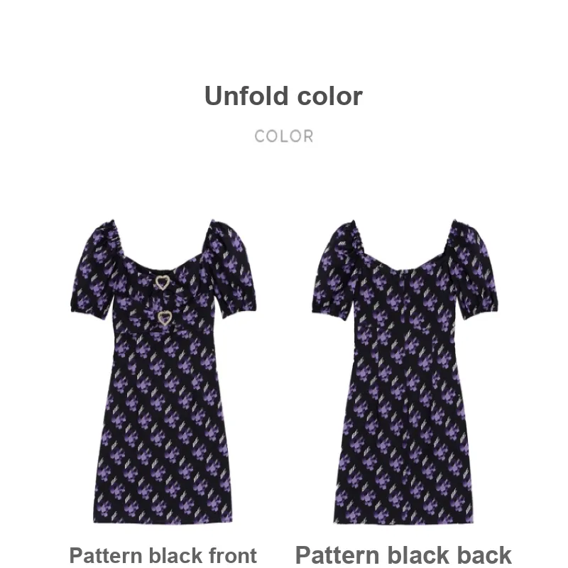Bebe Short Sleeved Dress Women's Floral Black-1