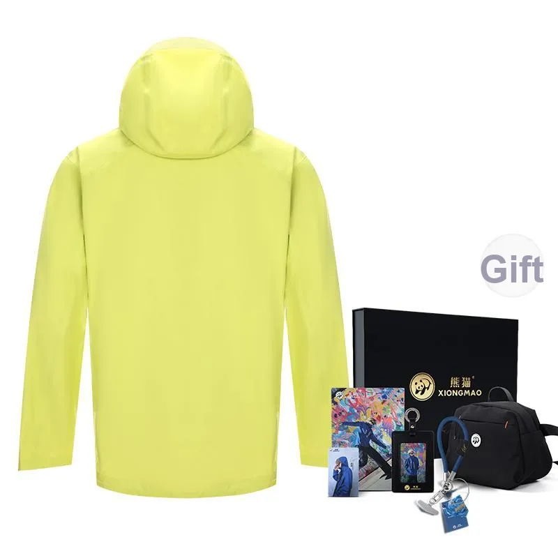 Panda China Panda Series Water-Resistant Windproof Wear-Resistant Super-Light Windbreaker Jacket Unisex-15