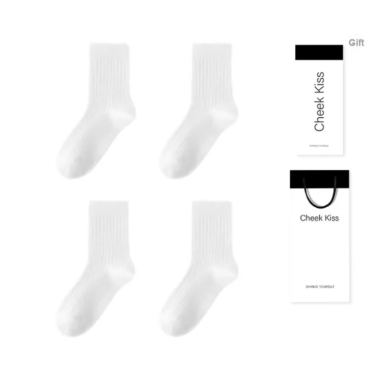 Cheekkiss Mid Calf Socks Women's Box 4 Pack-10