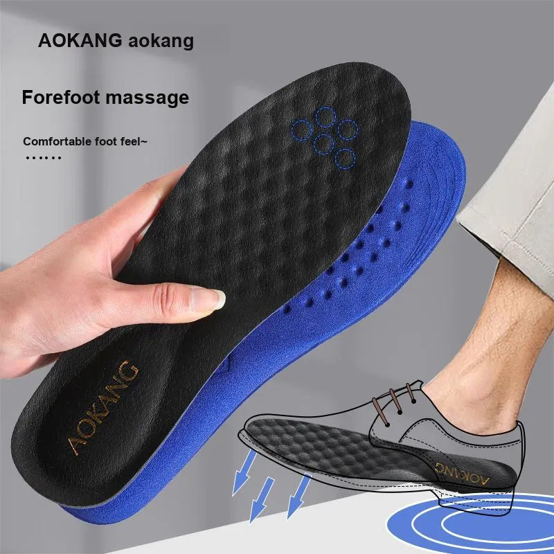 AOKANG Cow Leather Insoles Unisex-13