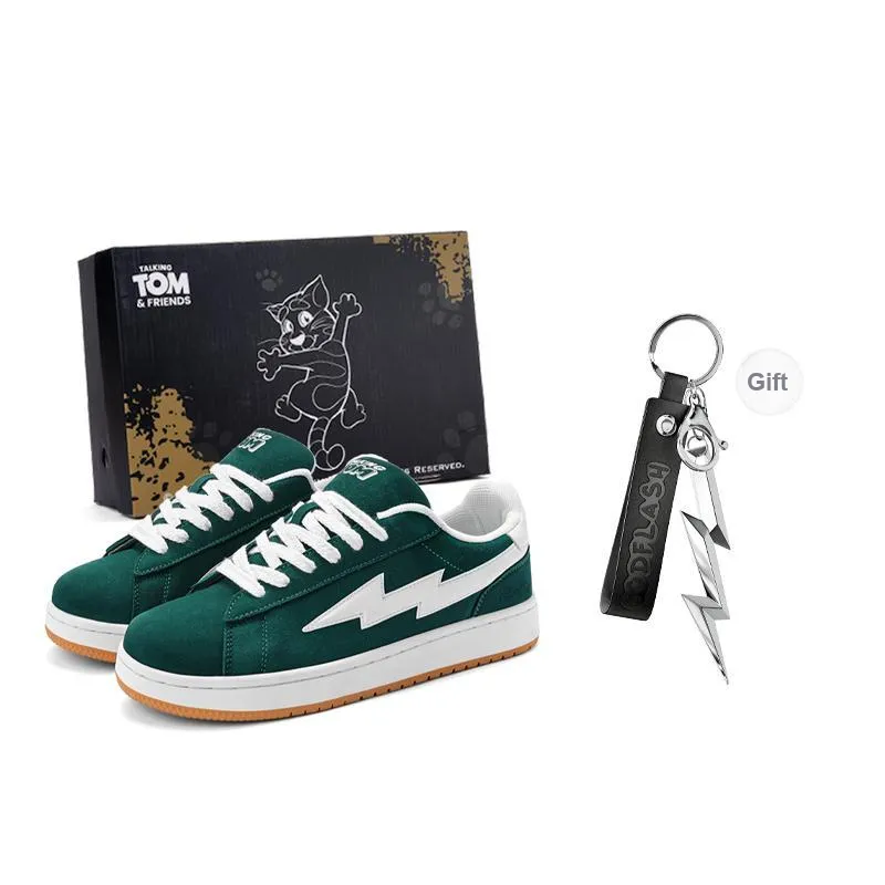 TALKING TOM Lightning Vengeance Storm Anti-Slip And Wear-Resistant Lightweight Low-Top Skateboard Shoes Unisex-13