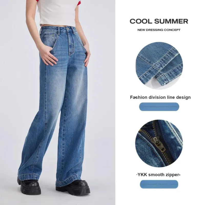 Metersbonwe Jeans Women's Denim Medium Blue-3