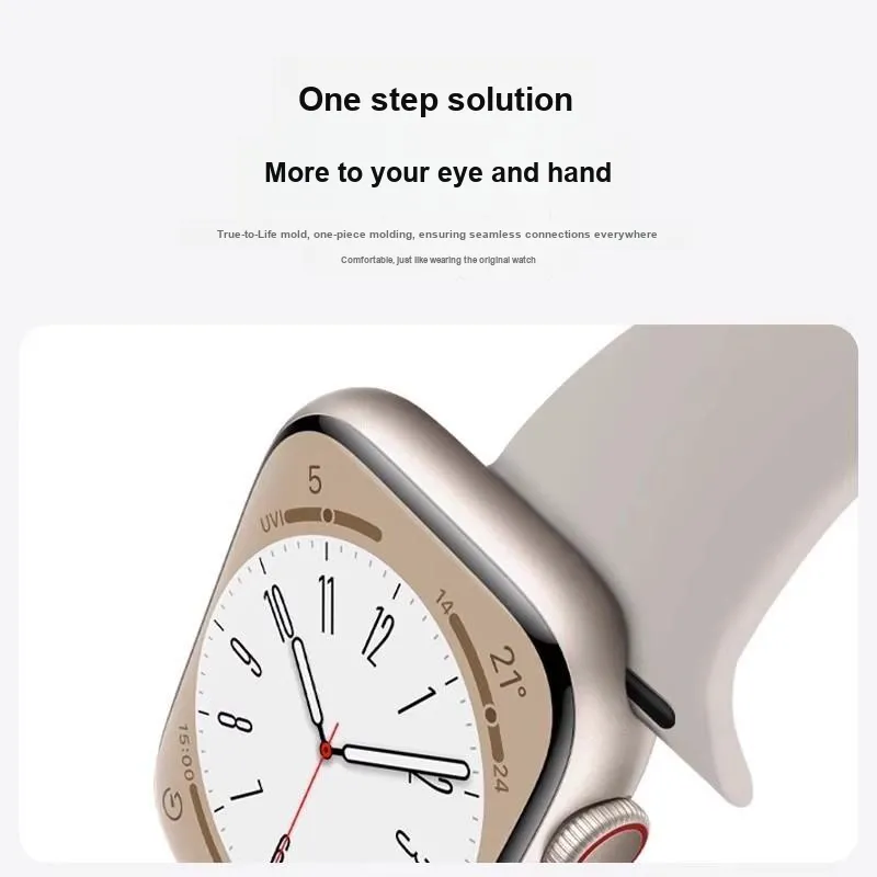MUZHITIANKONG Apple Compatibility Watch Band 215 229mm Silicone Material-3