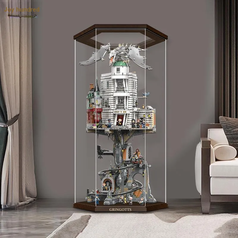 LIGHT YOUR BRICKS Joy Hundred Compatibility Building Block 76417 Harry Potter Gringotts Storage Box Model Accessories-4