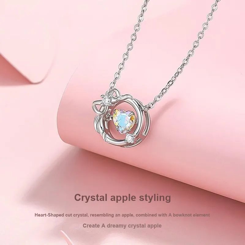 Zhou Jifeng S925 Silver Necklaces Women's Rose Gold, Silver-3