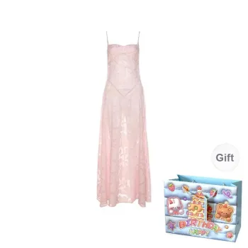 BRASS SCOUT Slip Dresses Women's Pink Shopping Bag