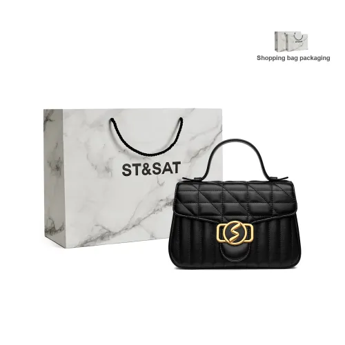 ST&SAT Shoulder Bags Black