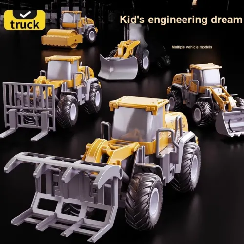 BEIBEIJIA Городской Набор Гиро-игрушек Экскаваторы Булдозеры Строительная техника