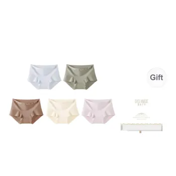 XIA.WA.ZHI.XIU Underpants Women's Shopping Bag 5 Pack