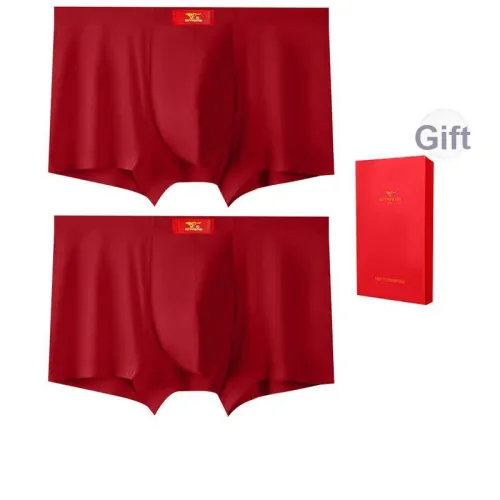 SEPTWOLVES Трусы Мужские 2 Пачки Подарочный Набор Бордовый