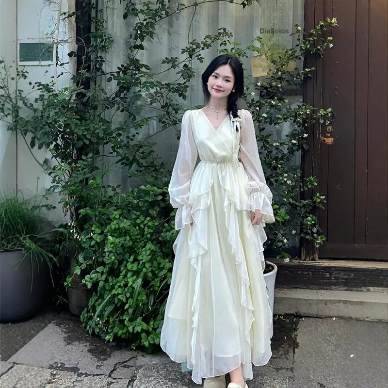 FLIM Long Sleeved Dress Women's-7