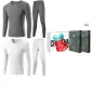 V-Neck 2 Set Underwear (Dark Gray+White) 100% cotton Antibacterial/Premium Gift Box Set