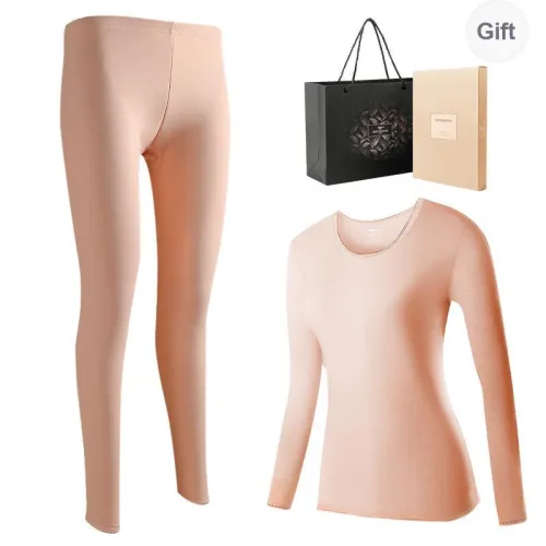 SEPTWOLVES Thermal Set Women's Gift Box Set+Shopping Bag