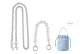 [Clothing Sets]Pure Chain Crossbody 100cm+Pearl Decorative Chain