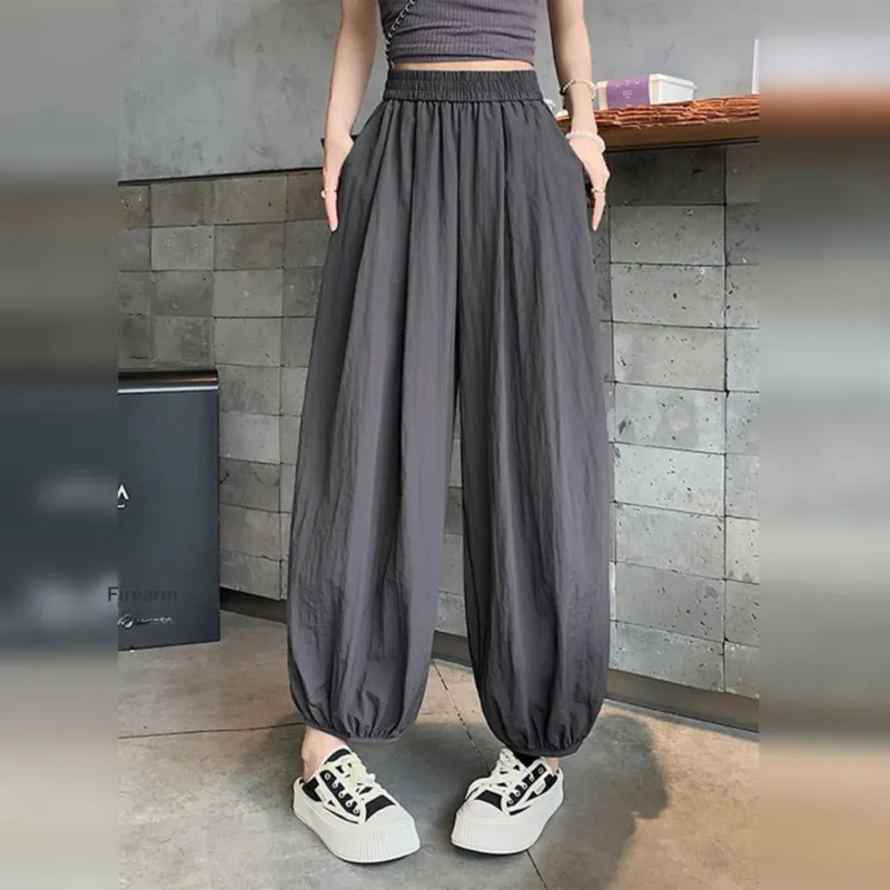 Wbwq Casual Pants Women's Gray-6