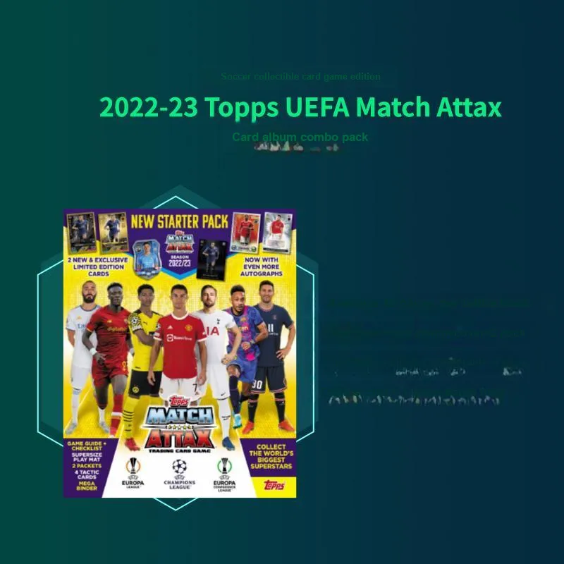 Topps Match Attax UEFA Champions League Soccer Sports Cards 2-Pack Card Holder-3