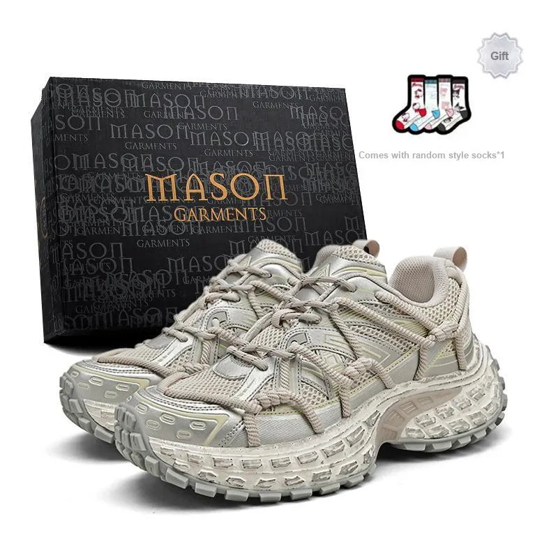 Masongarments Low Top Hiking Shoes Unisex-3