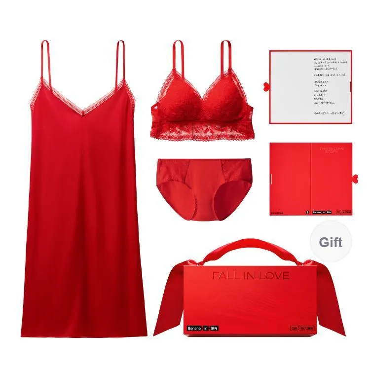 Bananain Red Plan Series Underwear Gift Box Women's-0