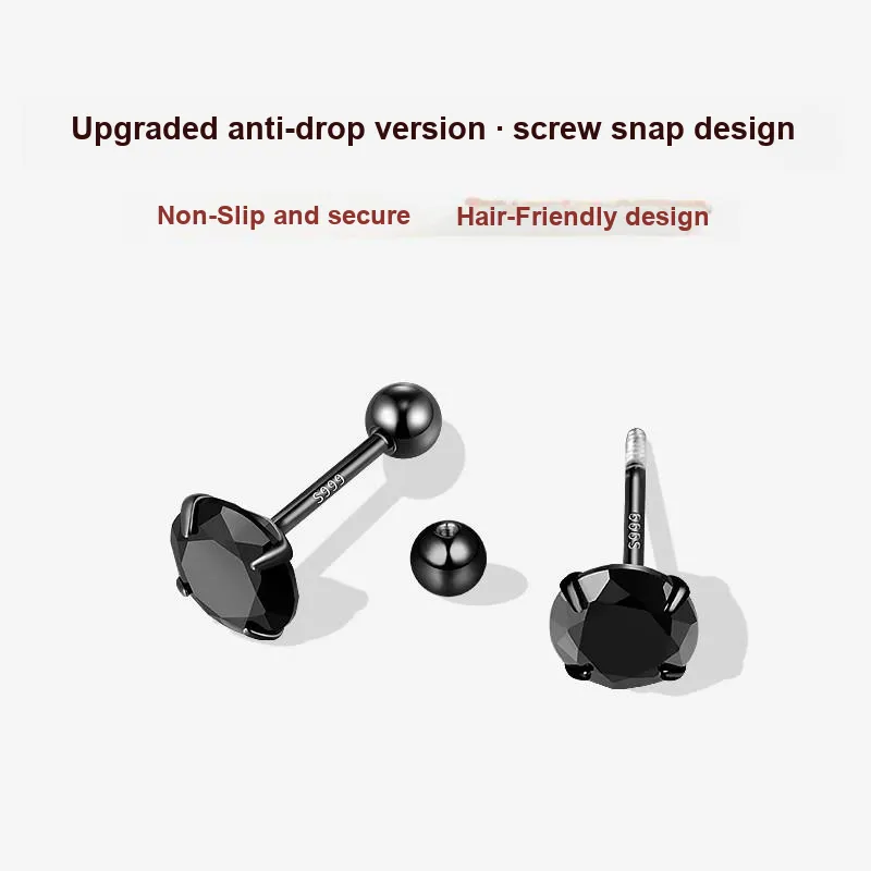 Daisy Dream S999 Fine Silver Stud Earrings Unisex-2