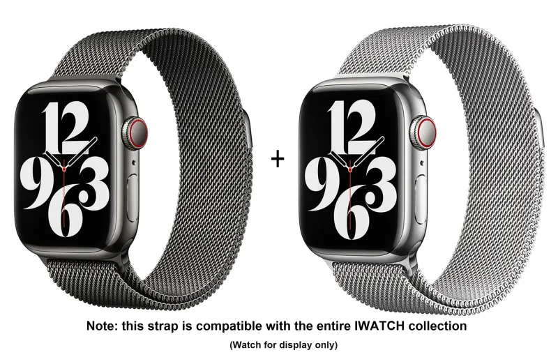 ZHISHENG Apple Compatibility Watch Band 38/40/41/42/44/45/49 All Stainless Steel Material-9